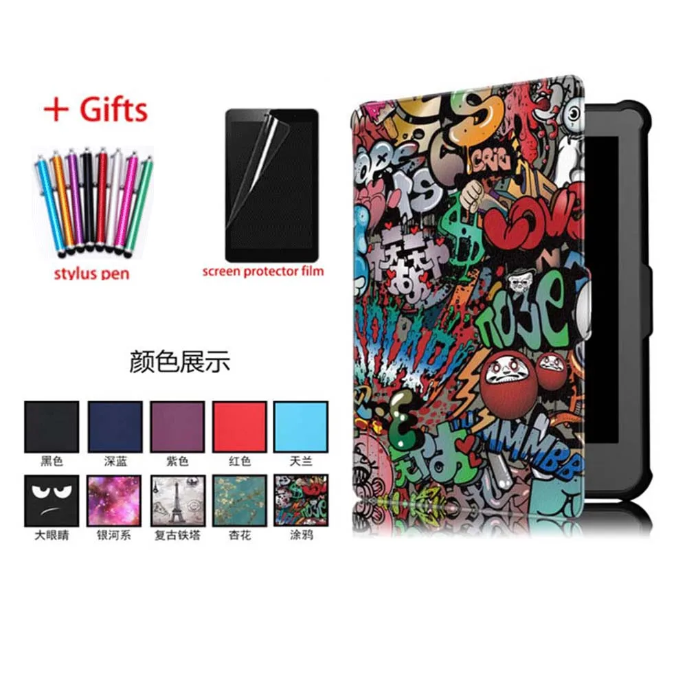 Smart Case para Kobo Clara hd E-reader Capa do Ebook Filme Protetor Caneta Stylus Modelo N249 2023