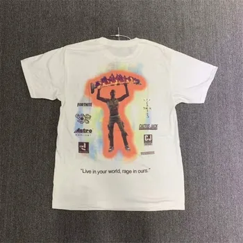 Трэвиса Скотта кактуса Джек Bling Tee Мужчины Женщины Мужчины Пары негабаритных футболка хип-хоп Футболка Мужчины s Трэвиса Скотта кактуса Джек Bling Tee Мужчины Женщины Мужчины Пары негабаритных футболка хип-хоп Футболка Мужчины s