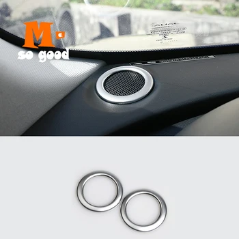 

2016 2017 2018 For Jaguar XF ABS Matte Interior Dashboard Car Stereo Speaker Sound Cover Trim Car Moulding Accessories Sticker