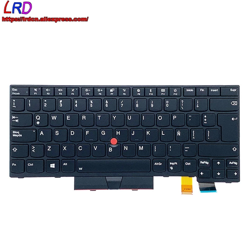 Новая Оригинальная Латиноамериканская клавиатура с подсветкой для ноутбука Lenovo