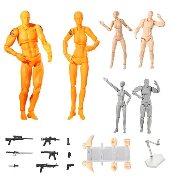 

2 Pcs/Set Light Body PVC Movebale Action Figure Model For SHF Version 2.0 Gifts QP2