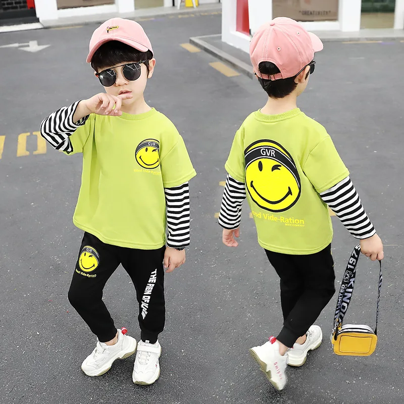 

Childrenswear BOY'S Spring Clothing Suit 4 Small BOY'S 6 Western Style 7 Small CHILDREN'S 8-Year-Old 2020 Baby Spring Children S