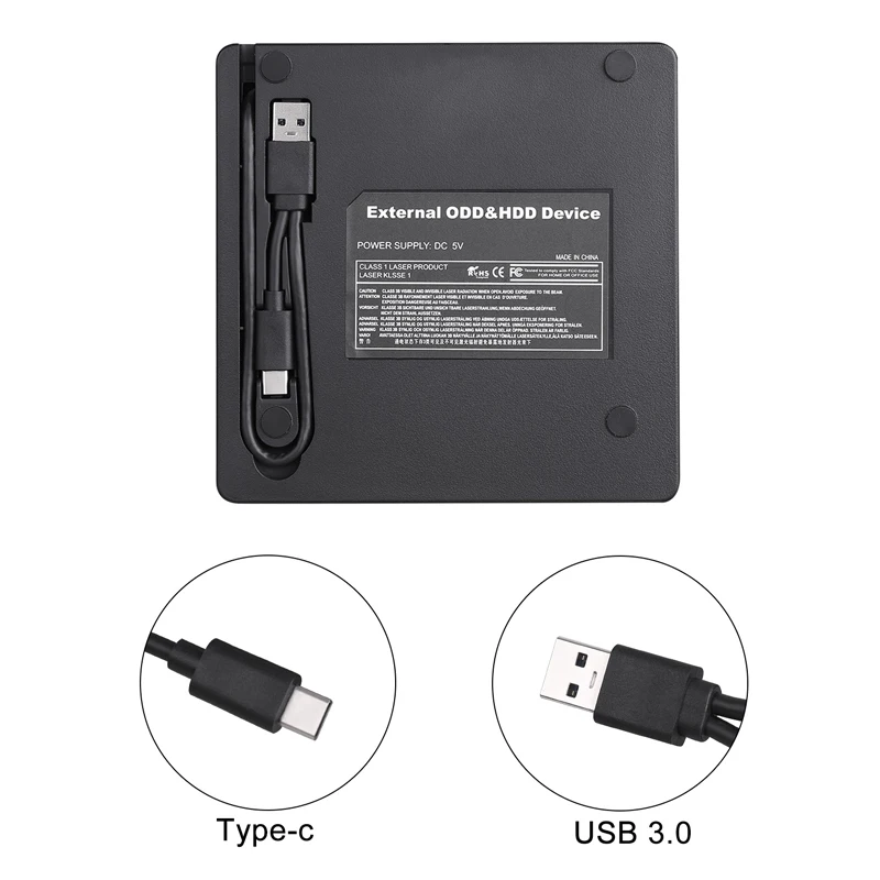 Внешний DVD привод Оптический привод USB 3,0 CD rom плеер Burner горелка Писатель ридер рекордер Portatil для ноутбук с системой Windows PC