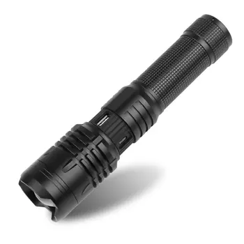 

A85-B glare flashlight USB charging with output zoom flashlight glare flashlight LED Handheld Tactical Flashlight