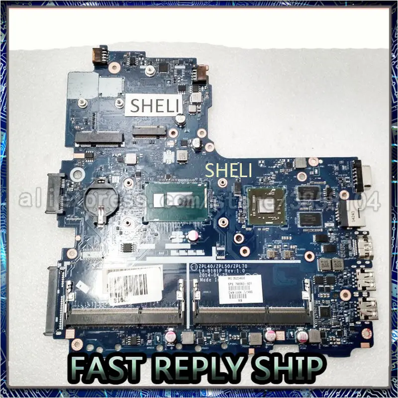 Материнская плата для ноутбука HP Probook 440 G2 450 I7 4510U материнская 768078 001 601