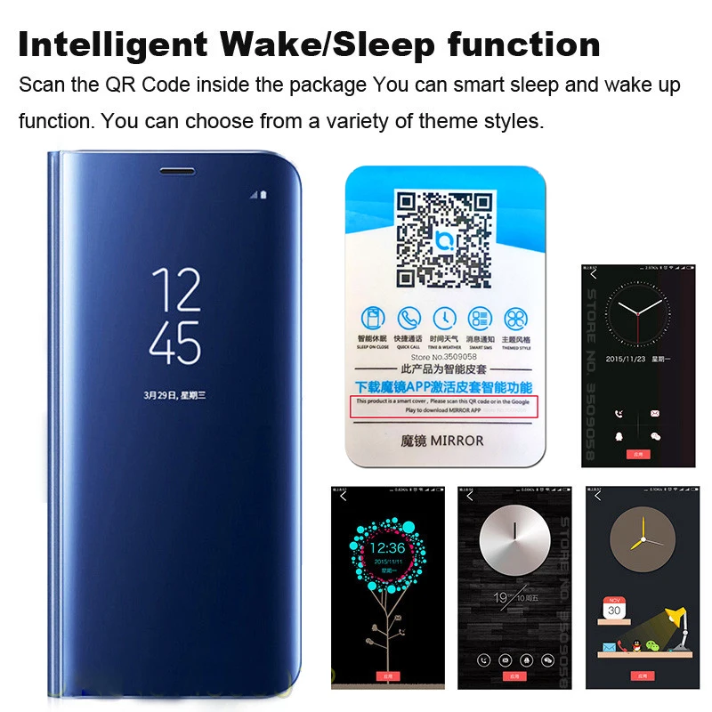 Умный зеркальный флип-чехол для huawei P Smart чехол-накладка P Smart Plus smart+ Fundas Coque On Hauwei P Smart Z PSmartZ чехол