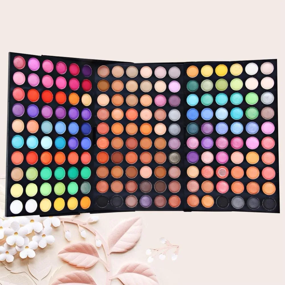 Koop Popfeel 180 Color Eyeshadow Palette Shimmer en Matte Naakt Makeup Eyeshadow Palette Cosmetische Oogschaduw Palet dfdf