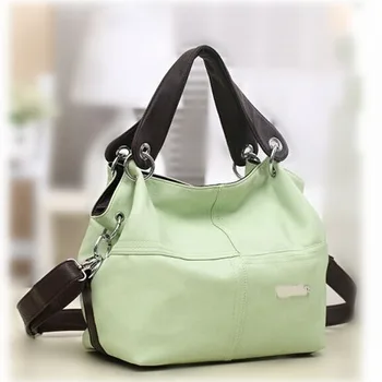 

2020 new stitching retro simple portable messenger bag big bag female bag female shoulder bag female bag