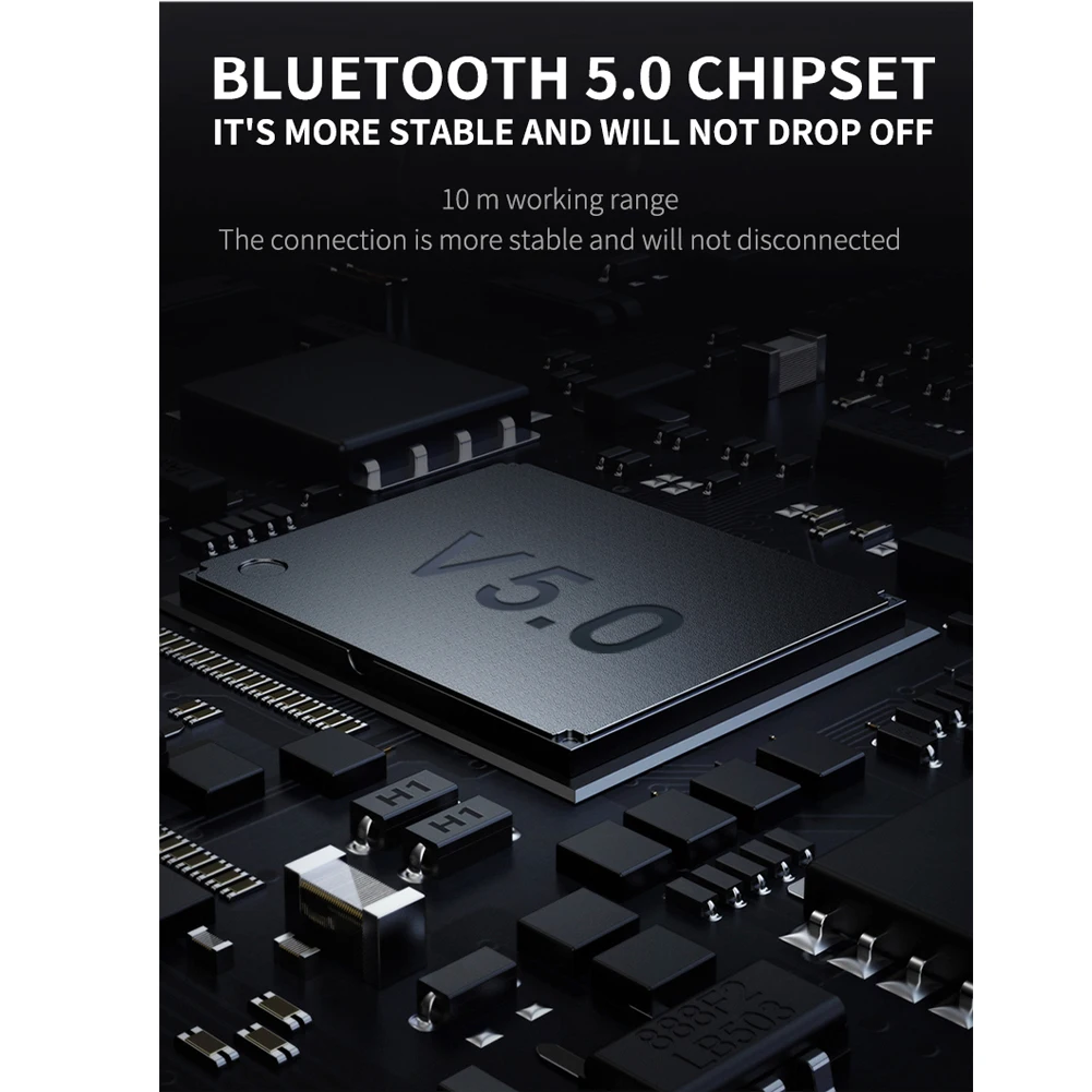 С микрофоном сенсорное управление Bluetooth спортивные наушники эргономичный шумоподавление Беспроводной Вызов HIFI стерео музыка смарт