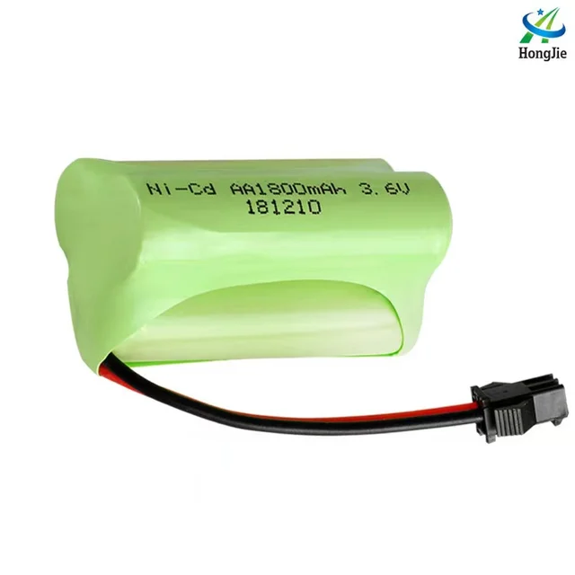Limin 전자의 공장 핀 3.6 V AA5 #1800 mah 니켈 카드뮴 충전식 배터리는 원격 제어 전기 장난감 조명에 이상적입니다.