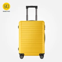 Чемодан для ручной клади 90 NINETYGO, 20, 24 дюйма, 7 баров, чемодан из поликарбоната, легкий жесткий чехол с замком TSA для путешествий Чемодан для ручной клади 90 NINETYGO, 20, 24 дюйма, 7 баров, чемодан из поликарбоната, легкий жесткий чехол с замком TSA для путешествий