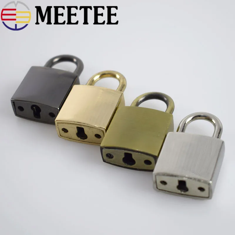 2/5 комплектов Meetee сумка металлическая застежка поворотный замок с ключом DIY Сумочка Кошелек чемодан аппаратное закрытие части аксессуары