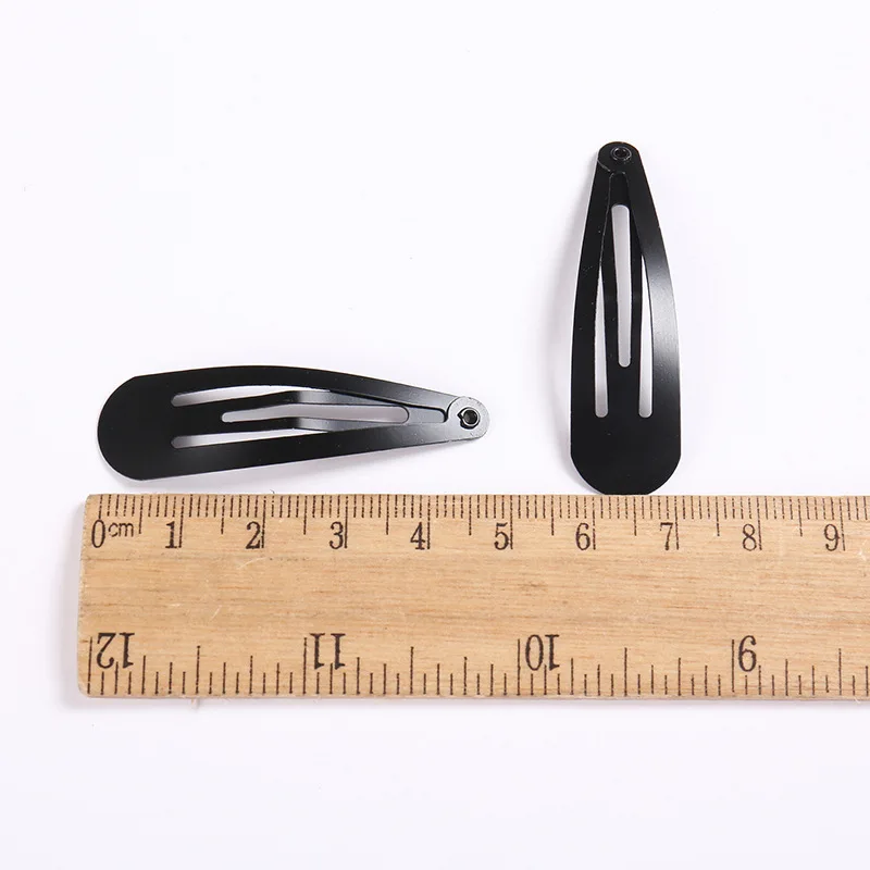 100Pcs Cute 5CM Hair Clips Pins Metal Snap Hair Accessories for Girls BB Hairpins Black Headbands for Kids Hairgrips Styling hair accessories hair clips hair headband accessories