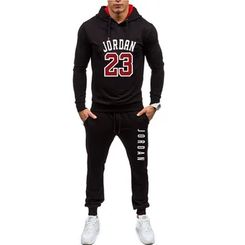 

Men Casual Set Hoodies 2020 Autumn New Men's Sportswear Hoodies Pants 2PCS Sets Hip Hop Street Loose Tracksuits