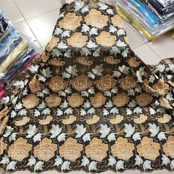 

5 Y Swiss lace fabric 2020 heavy beaded embroidery African lace fabrics 100% cotton fabric Swiss voile lace in Switzerland PL825
