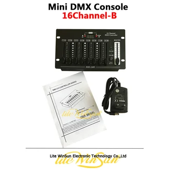 

Litewinsune 16 Channel Simple DMX Controller 110-240V Master Slider Page Select