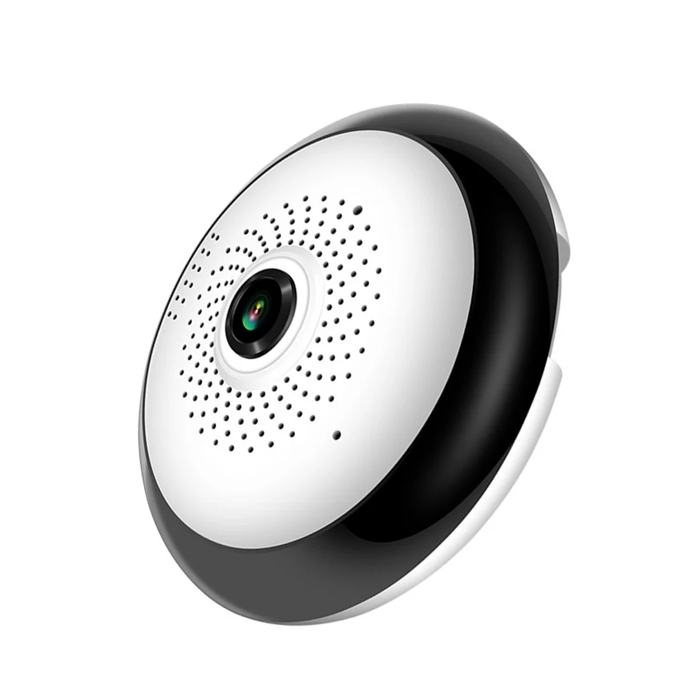 

Wireless WiFi Round HD Home Security Night Vision Alarm Push Remote Monitoring IP Camera Fisheye Lens 360 Degree Panoramic View