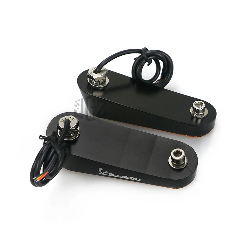 Motorcycle LED Rear Turn Signal Lights Indicator Left Right Flash Lamps Black For VESPA GTS 300 SPRINT PRIMAVERA 150 Accessories