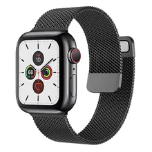

Strap For Apple watch Band 44mm 40mm 38mm 42mm Accessories Magnetic Loop smartwatch bracelet iWatch serie 3 4 5 6 se 7 45mm 41mm