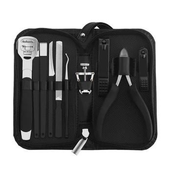 

Manicure Set Stainless Steel Nail Clipper Set Pedicure Set Fingernails Toenails Clippers Sharp Nail Cutter Hair Grooming Kit