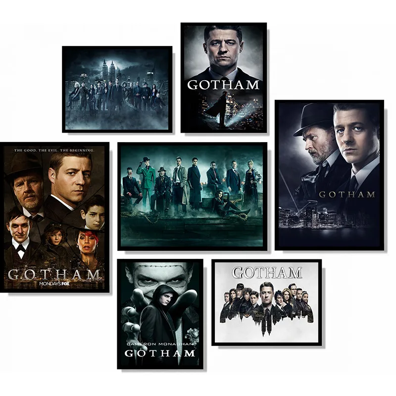 

Gotham Tv Series Posters And Prints Wall Art Canvas Paintings Pictures Living Room Home Decoration