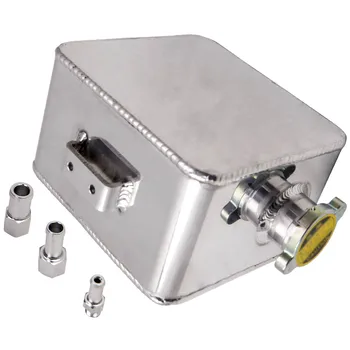 

2.5 L Aluminium Alloy Water Coolant Radiator Universal Expansion Tank Overflow