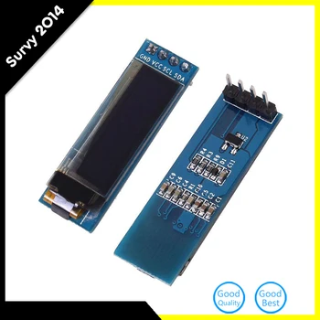 

0.91 Inch 128x32 IIC I2C White OLED LCD Display DIY Oled Module SSD1306 Driver IC DC For Arduino PIC diy electronics