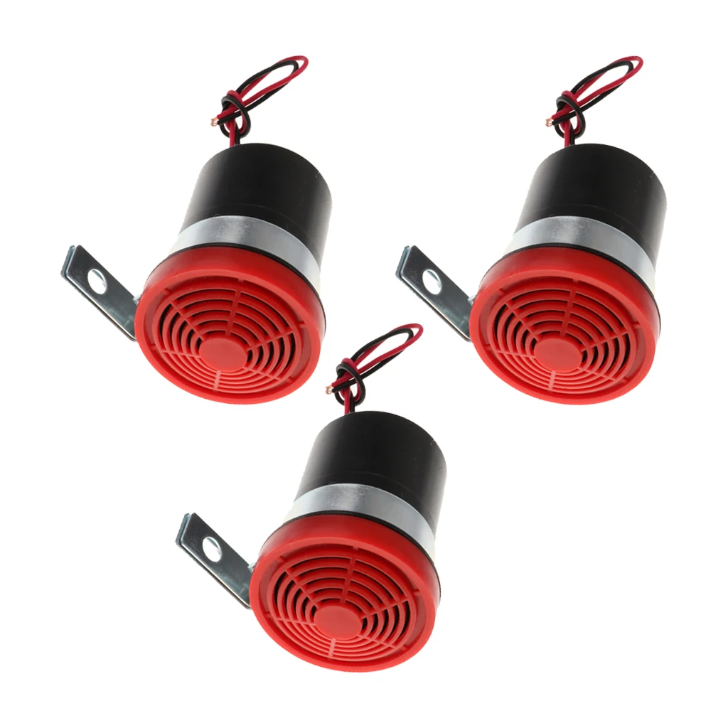 12V Reversing Alarm Back Up Horn Reverse Siren Beeper Buzzer Warning AlertX3
