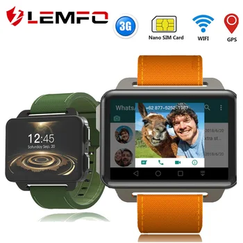 

LEMFO lem4pro Android Smart Watch Phone 1GB 16GB 1200 Mah Battery 130W Camera GPS WiFi SIM MP4 3G Smartwatch like LEM4 PRO clock