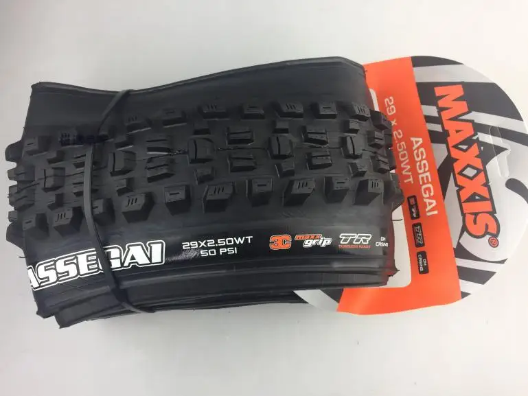 Maxxis бескамерные готовые 3C/EXO/DH TLR 27,5*2,5 WT 27,5 велосипедные шины 29X2,5 29er горный велосипед tire29 Складные шины ASSEGAI - Цвет: AE 29X2.5WT 3CTRDH