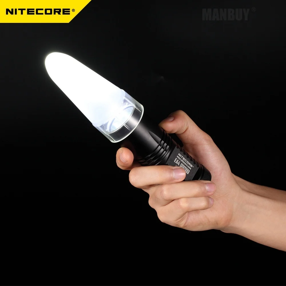 NITECORE NDF40 диффузор подходящий фонарик с головкой 40 мм лампа для путешествий EA4 EA41