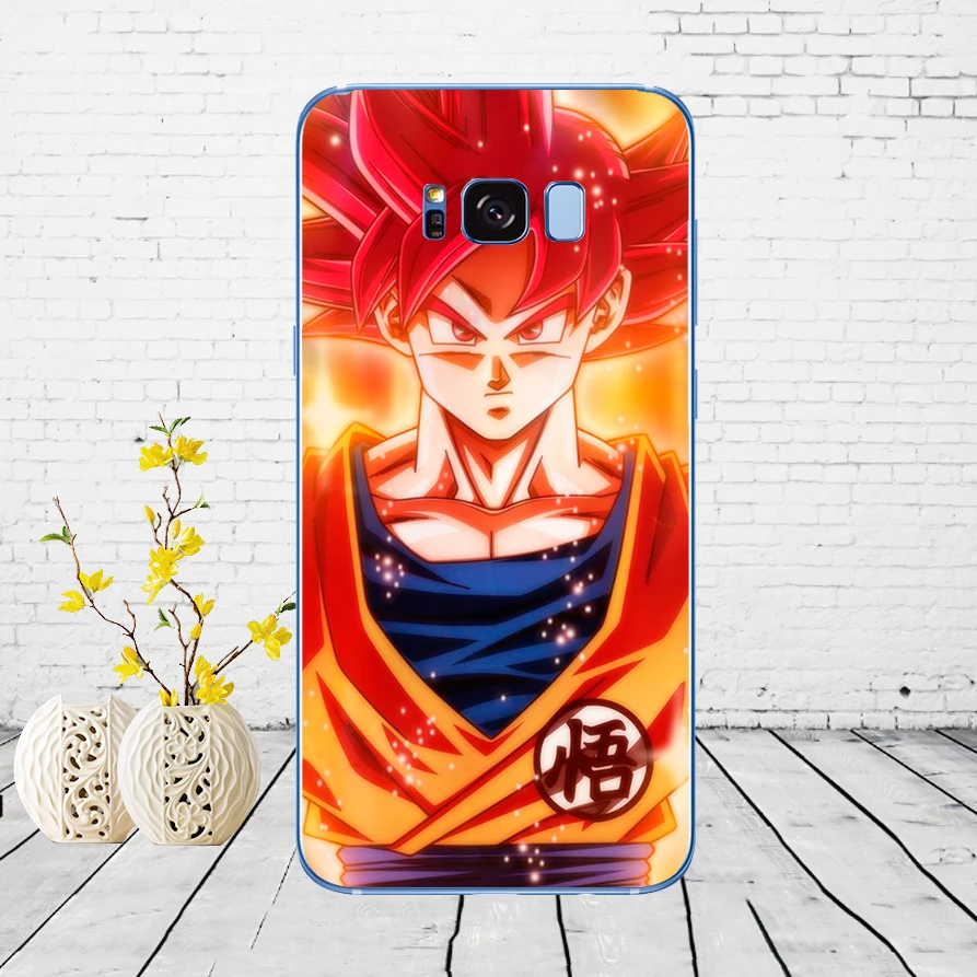 Мягкий силиконовый чехол для samsung Galaxy S6 S7 edge S8 S9 S10 plus A70 A50 чехол 79DD Dragon Ball z goku