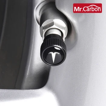

Zinc alloy Car Tires Valve cap Refit Accessories For Tesla Model3 Exterior tire accessories decoration