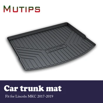 

Mutips Car Cargo rear trunk mat For Lincoln MKC 2017 2018 2019 Waterproof mat Anti-slip carpet Boot Liner Tray Accessories auto