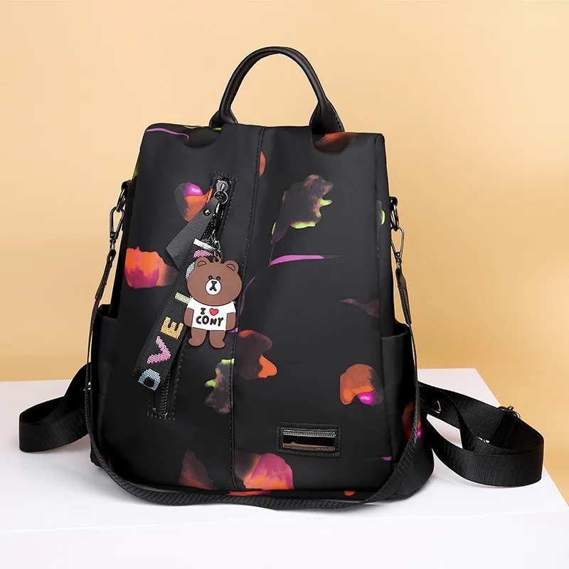 

INS Super Fire Backpack Women's 2019 Latest Version Backpack Korean-style Fashion Versatile Oxford Cloth Anti-Theft WOMEN'S Bag
