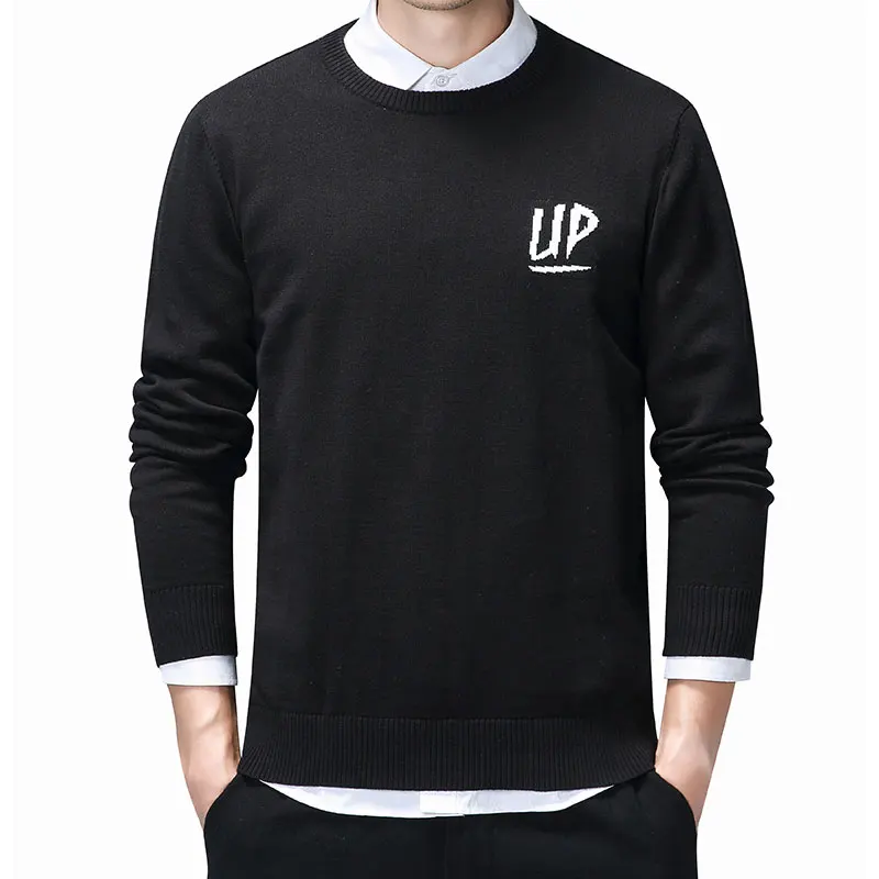 Varsanol Cotton Pullover Sweater Men Warm Winter Mens Sweaters Casual Embroidery Letter Pull Homme Clothing Long Sleeve Coats Varsanol Cotton Pullover Sweater Men Warm Winter Mens Sweaters Casual Embroidery Letter Pull Homme Clothing Long Sleeve Coats