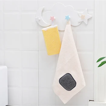 

White Creative Cartoon Hook Strong Load-Bearing Viscose Seamless Cute Sucker Wall Mount Cup Holder Hanger