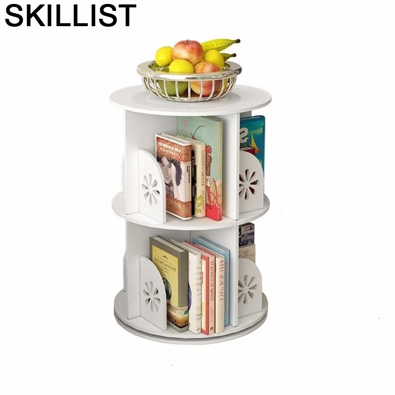 

Chambre Enfant Mobili Per La Casa Estanteria Madera Rotate Rotatable Modern Librero Home Furniture Bookcase Book Case Rack