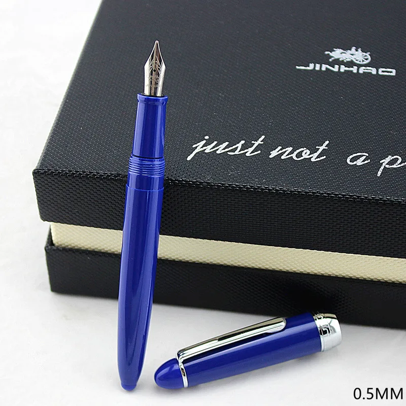Jinhao 992 синий цвет спираль круглый интерфейс типы офисных студентов тонкий перо