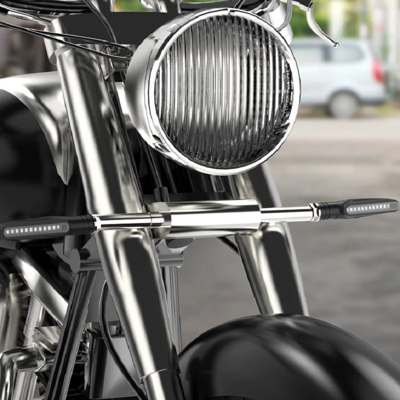 1/2 шт./лот мотоцикл поворотники светильник течёт Лампа мотоцикл индикатор хвост мигалка мотоцикл светодиодный светильник