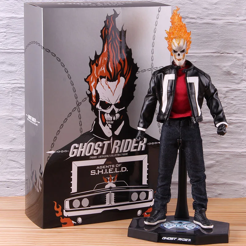 Горячие игрушки TMS 005 Marvel агенты Щ. И. Т. SHIELD Ghost Rider фигурка экшн 1/6 масштаб Коллекционная модель игрушки с светодиодный светильник