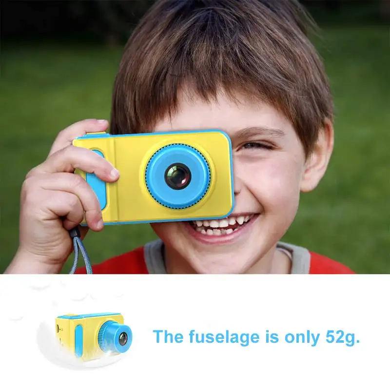Mini Children Camera Kids Digital Camera Toy 1080p HD 2inch Large Screen Cute Camera Toy Children Birthday Gift Educational Toy
