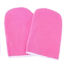 1 пара восковых защитных перчаток, парафиновые восковые защитные перчатки для рук, теплые восковые нагреватели, спа хлопковые профессиональные мини варежки