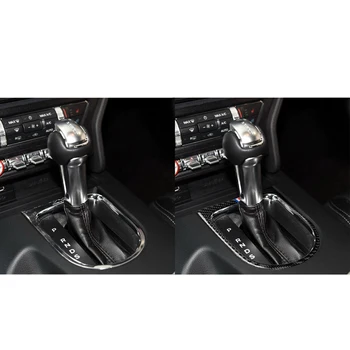 

1pcs Decoration Trim 1pc 1x Carbon Inner Shift Panel For Ford Mustang 2015-18