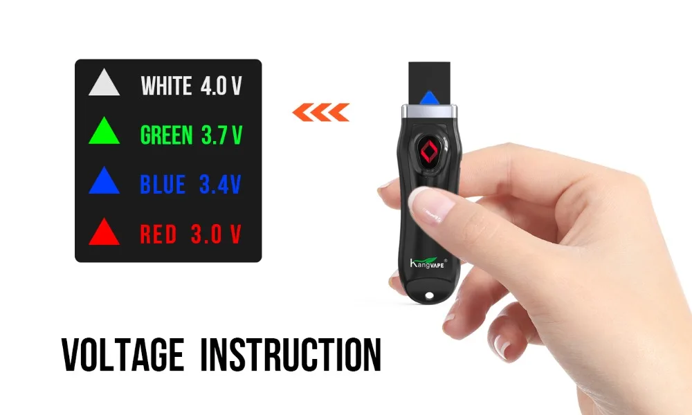Original kangvape U-POD 650mAh Kit with ceramic coil adjustable voltage E Cigarette Vape mini kit for Juul pod vs minifit kit (10)