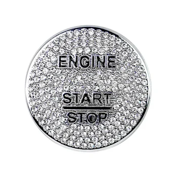 

Trim Engine Button Switch Metal Interior 1pc Car Auto Start Stop Cover