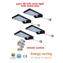 2/4pcs Solar Powered Ground Light Waterproof Garden Pathway Deck Lights With 48 LEDs Solar Lamp for Home Yard Driveway Lawn Road