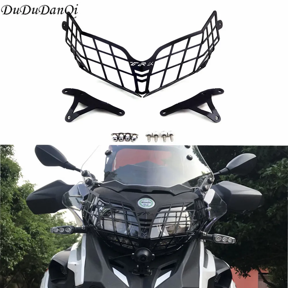 For Benelli TRK502 TRK 502X Headlight Guard Protector Grille Covers Benelli TRK 502 Moto Motorcycle Accessories