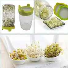 4 шт крышка проращивания семена для проращивания ситечко для фасоли Sprouts Mason Jar проращивания крышки
