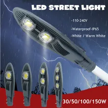 30-1000 Вт Светодиодный дорожный уличный прожектор, уличный водонепроницаемый промышленный светильник для сада, двора, парка, спортивной площадки, Лампа дорожного освещения